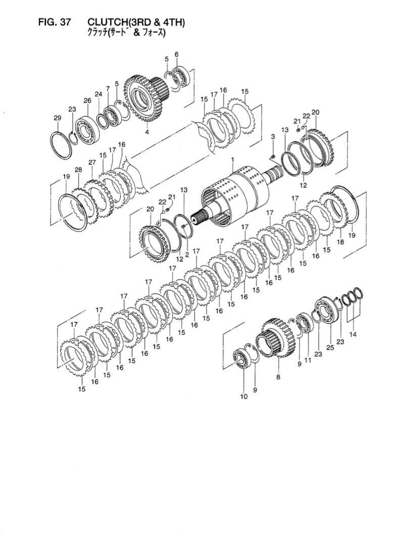 Manual de Partes Cargadora Frontal Hitachi LX190-7 - LX230-7 - PW-671F(H)