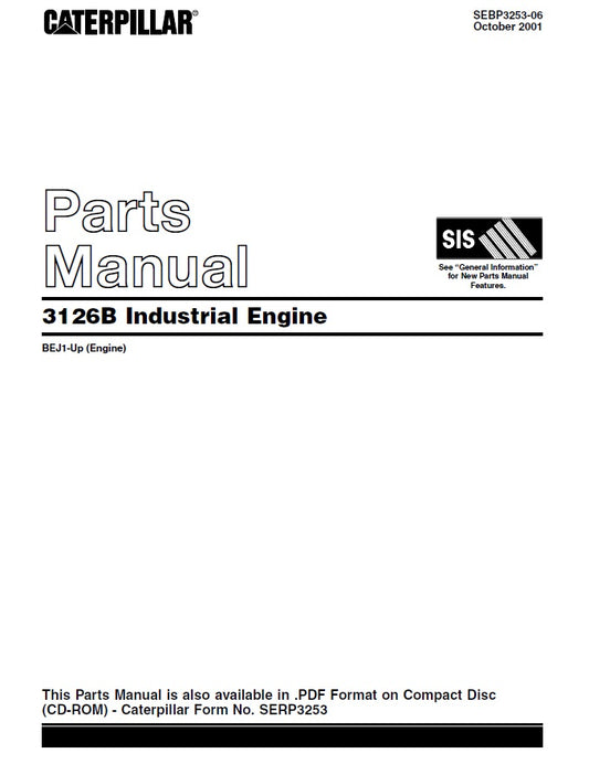 Manual de Partes Caterpillar 3126B