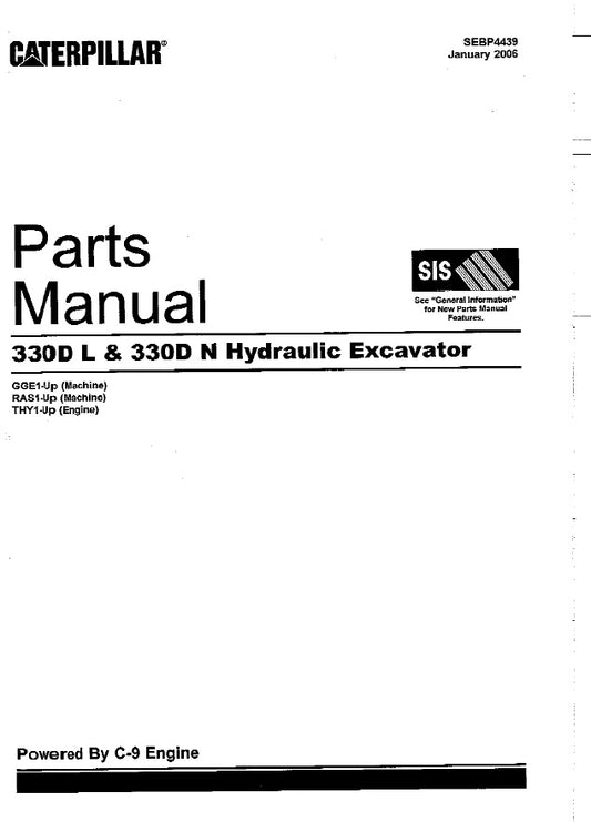 Manual de Partes Caterpillar 330D L- 330D N