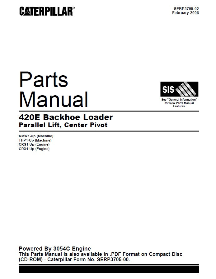 Manual de Partes Caterpillar 420E