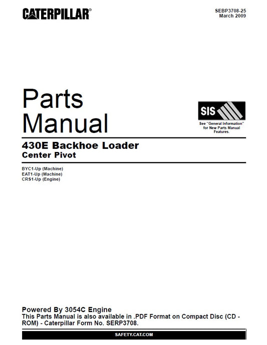 Manual de Partes Caterpillar 430E