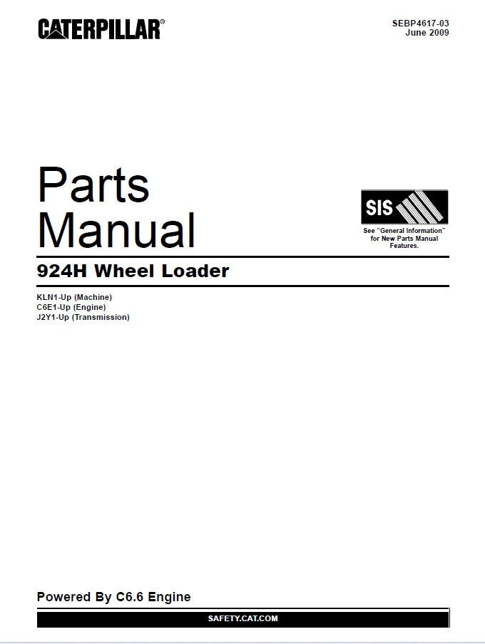 Manual de Partes Caterpillar 924H