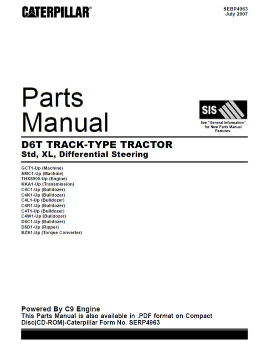 Manual de Partes D6T