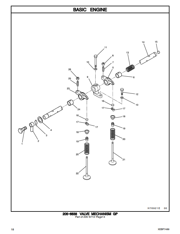 Manual de Partes Excavadora Caterpillar 311C u