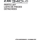 Manual de Partes Excavadora Doosan DX340LC