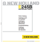 Manual de Partes Excavadora New Holland E245B