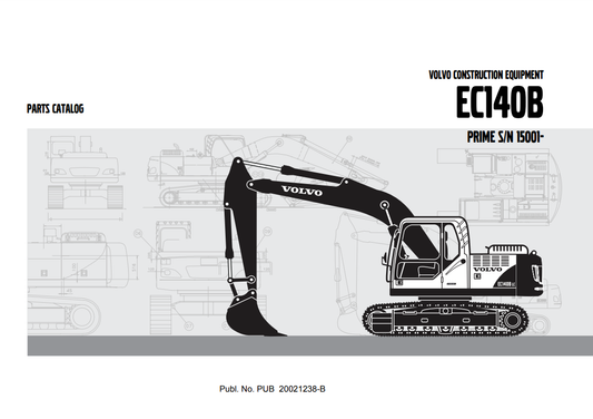 Manual de Partes Excavadora Volvo EC140B