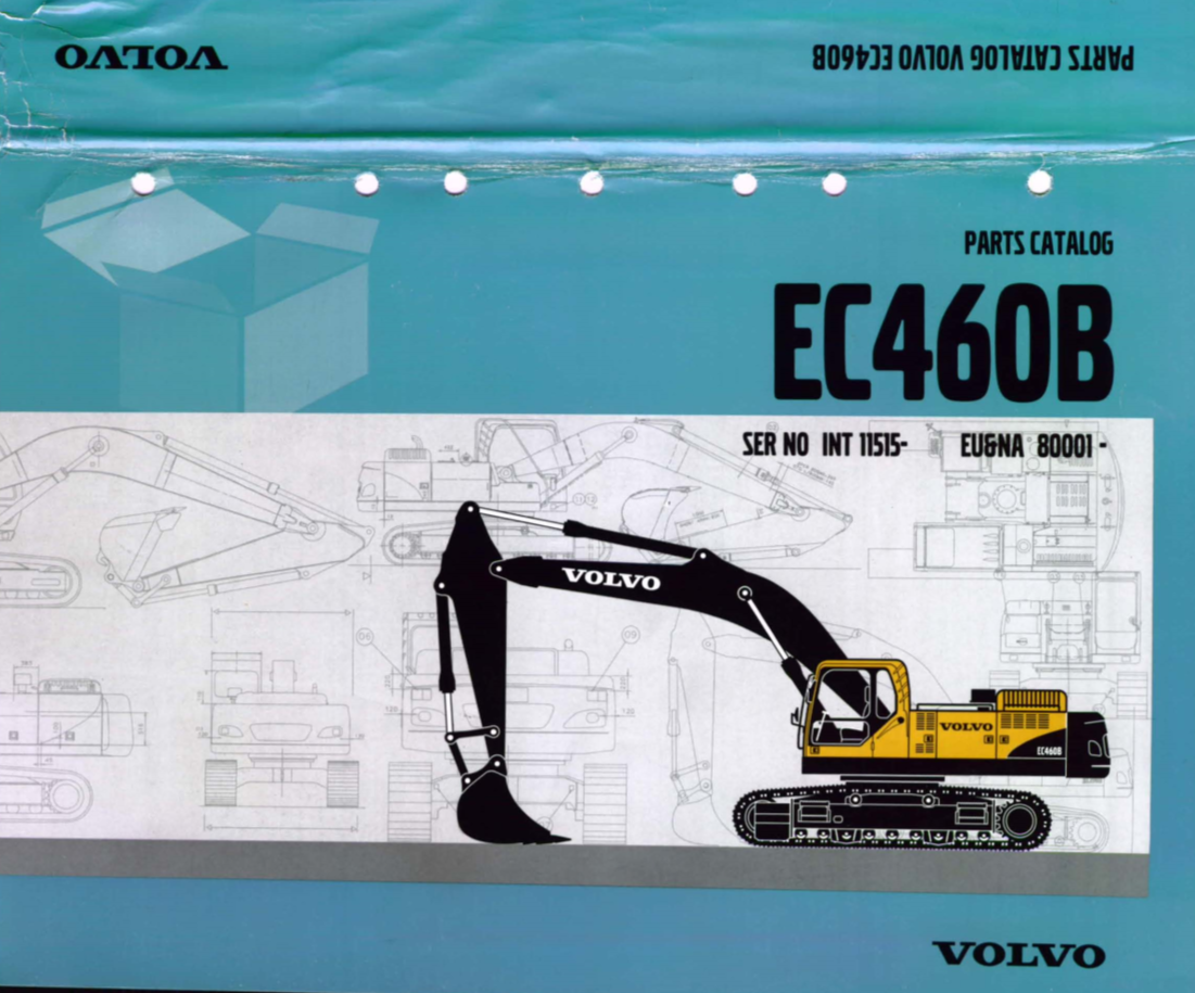 Manual de Partes Excavadora Volvo EC460B