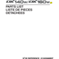 Manual de Partes Excavadora sobre Ruedas Doosan DX140W - DX160W