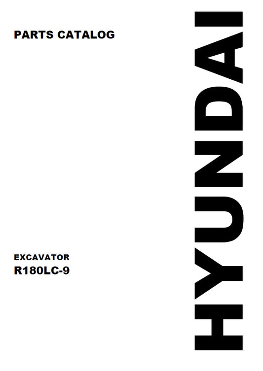 Manual de Partes Excavadora Hyundai R180LC-9