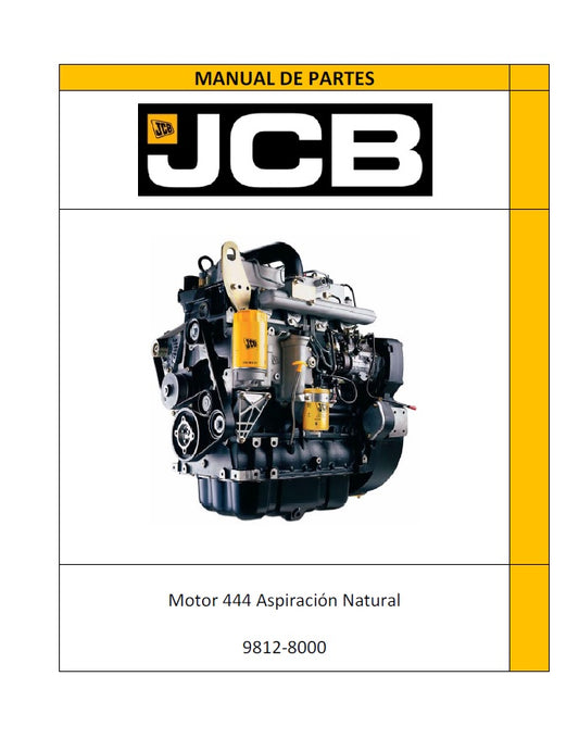 Manual de Partes JCB 9812-8000 Motor 444
