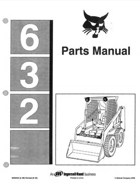 Manual de Partes Mini Cargador Bobcat 632
