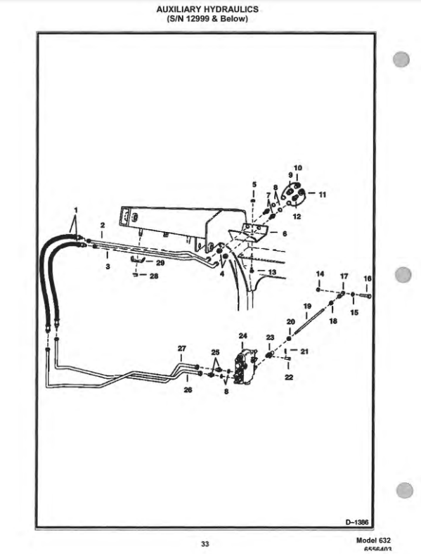 Manual de Partes Mini Cargador Bobcat 632