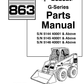 Manual de Partes Mini Cargador Bobcat 863 G SERIES