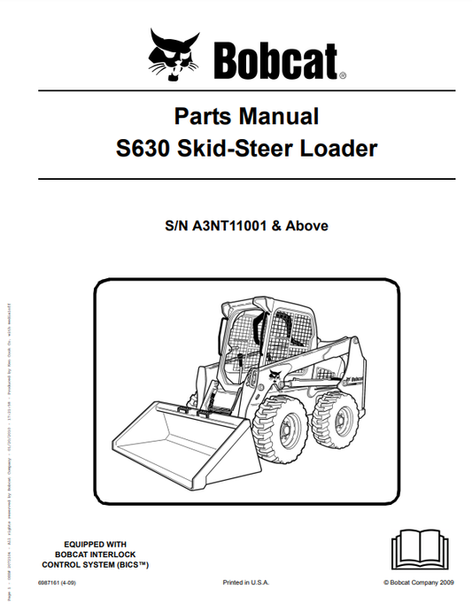 Manual de Partes Mini Cargador Bobcat S630