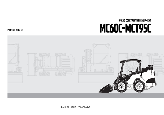 Manual de Partes Mini Cargador Volvo MC60C-MCT95C