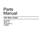Manual de Partes Motoniveladora Caterpillar 140H