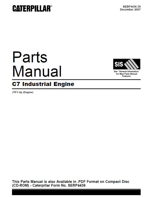Manual de Partes Motor C7 Caterpillar