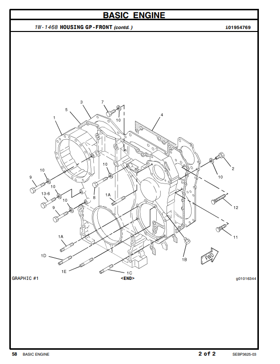 Manual de Partes Motor Caterpillar 3406C