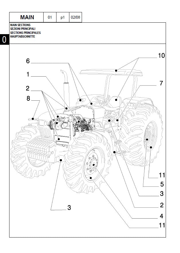 Manual de Partes New Holland 7630 - 8030 Motor IVECO