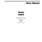Manual de Partes Telehandler Caterpillar TH255
