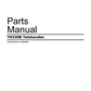Manual de Partes Telehandler Caterpillar TH330B