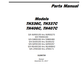 Manual de Partes Telehandler Caterpillar TH336C- TH337C- TH406C- TH407C