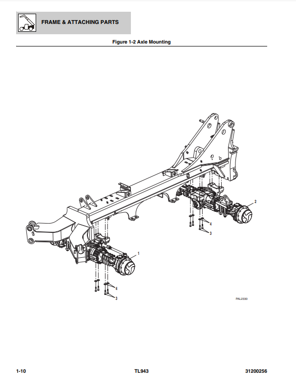 Manual de Partes Telehandler Caterpillar TL943