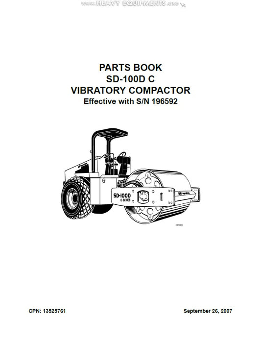 Manual de Partes Ingersoll Rand SD-100D C