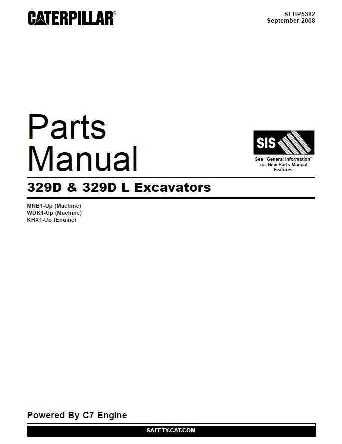 Manual de Partes de 329D-329DL