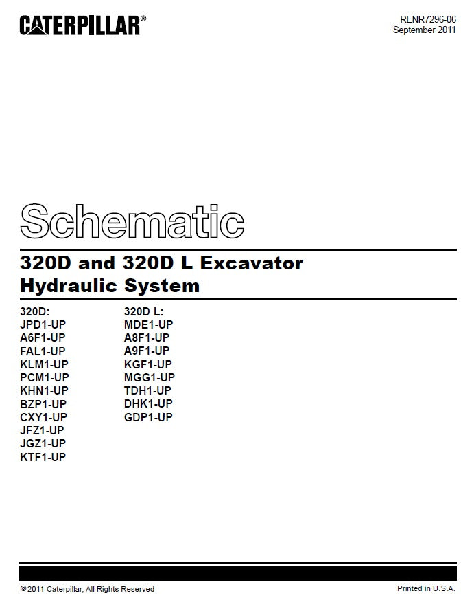 Manual de Plano Hidráulico 320D - 320DL