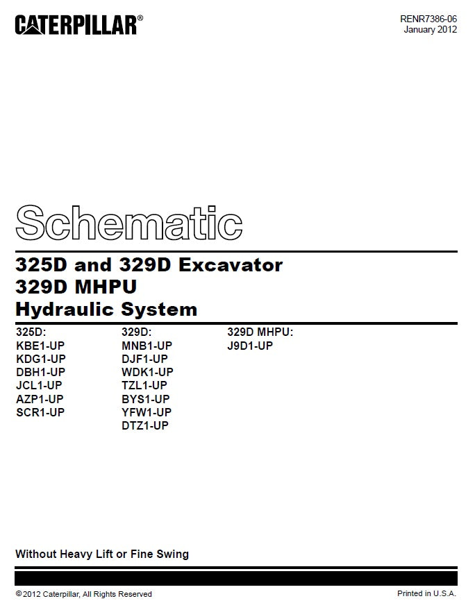 Manual de Plano Hidráulico 329D