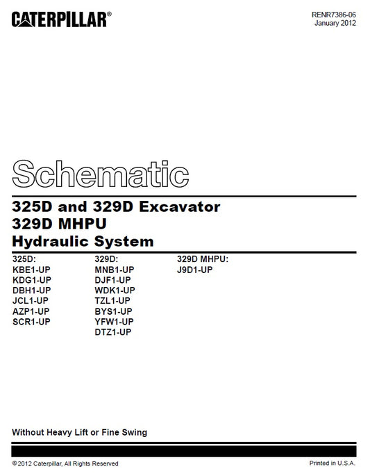 Manual de Plano Hidráulico 329D