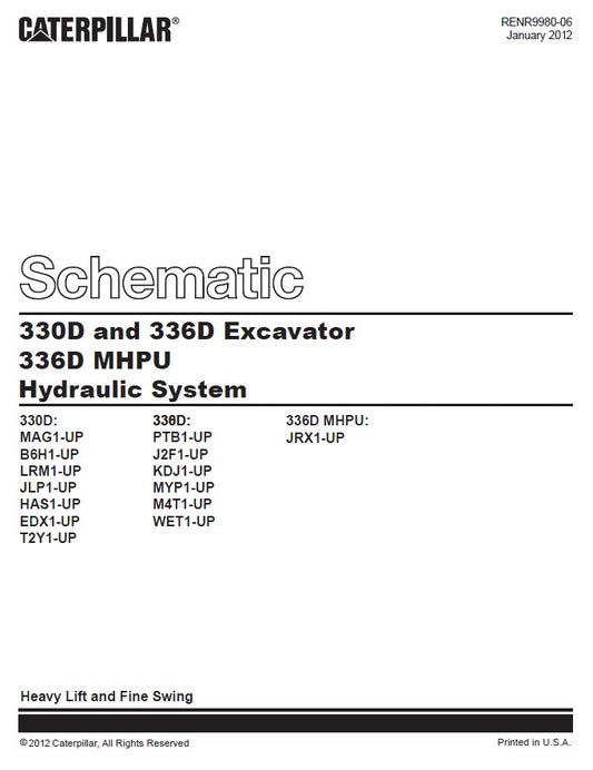 Manual de Plano Hidráulico 330-336D