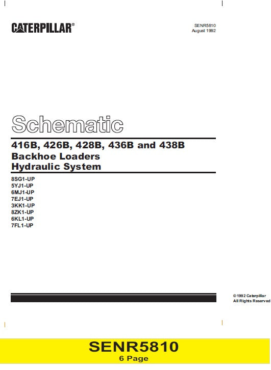 Manual de Plano Hidráulico 416B Caterpillar