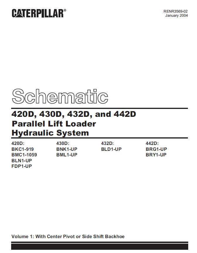 Manual de Plano Hidráulico Caterpillar 420D-430D-432D-and-442D