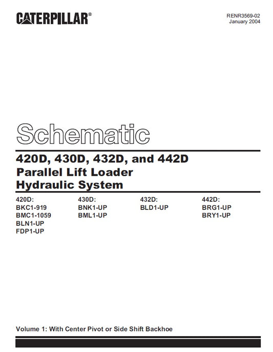 Manual de Plano Hidráulico Caterpillar 420D-430D-432D-and-442D