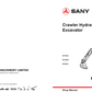 Manual de Servicio Excavadora Sany SY55C3 SY55C9 SY60C1