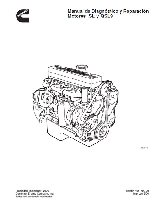Manual de Servicio Motor Cummins ISL - QSL9