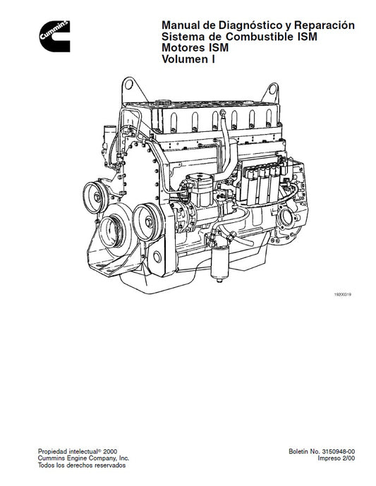 Manual de Servicio Motor Cummins ISM Volumen I