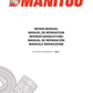 Manual de Servicio Telehandler ManiTou MRT-2150