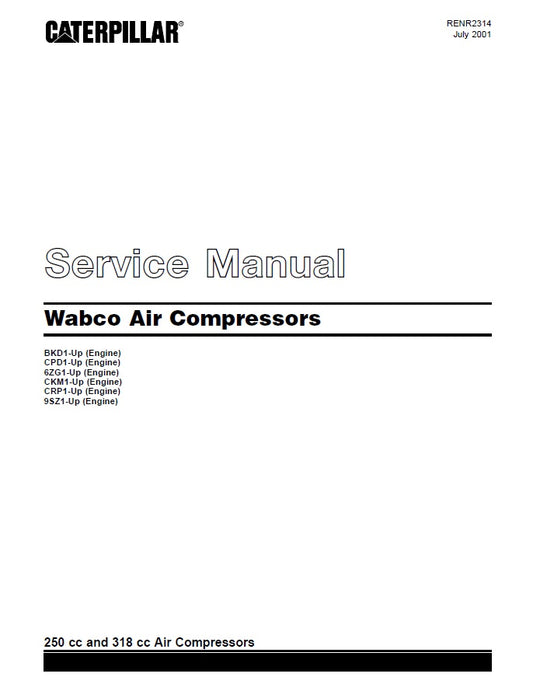 Manual de Servicios Catrpillar Compresore de Aire 250cc y 318cc