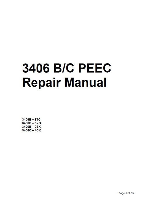 Manual de Servicios Catepillar 3406 B/C