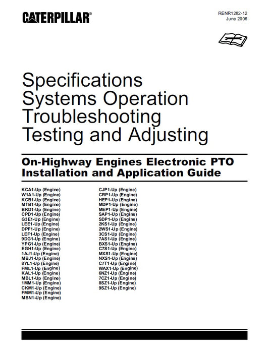 Manual de Servicios Caterpillar KCA-1Up/ W1A1-Up/ KCB1-Up...