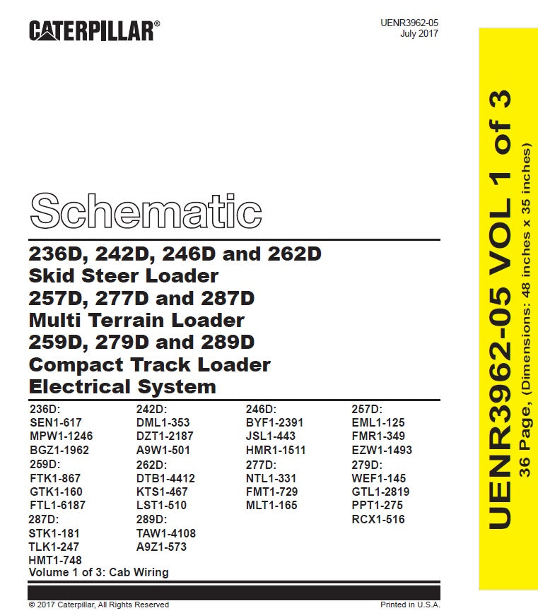 Manual de Diagrama Eléctrico Caterpillar 246D