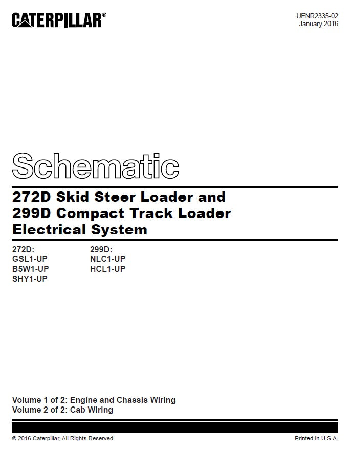 Manual de Diagrama Eléctrico Caterpillar 272D – manualesdemaquinaria