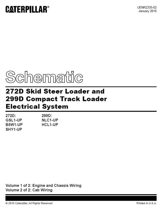 Manual de Diagrama Eléctrico Caterpillar 272D