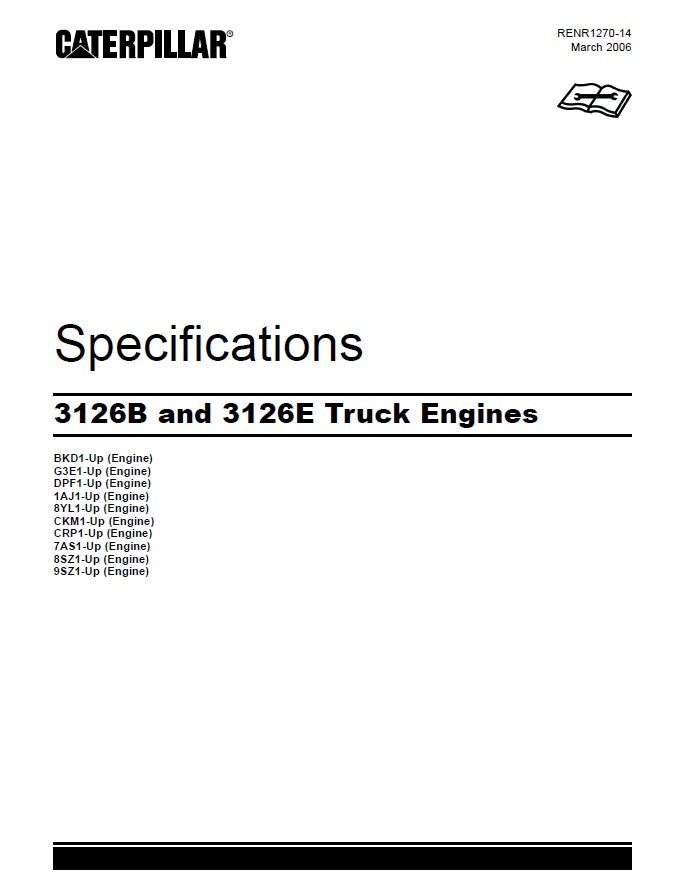 Manual de Diagrama Eléctrico Motor Caterpillar 3126