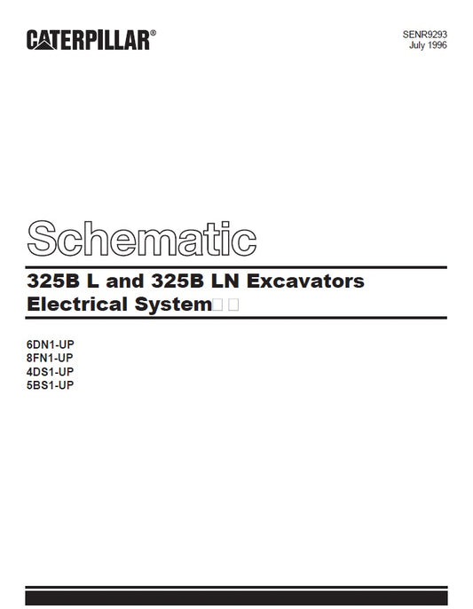 Manual de Diagrama Eléctrico Caterpillar 325BL 325BLN