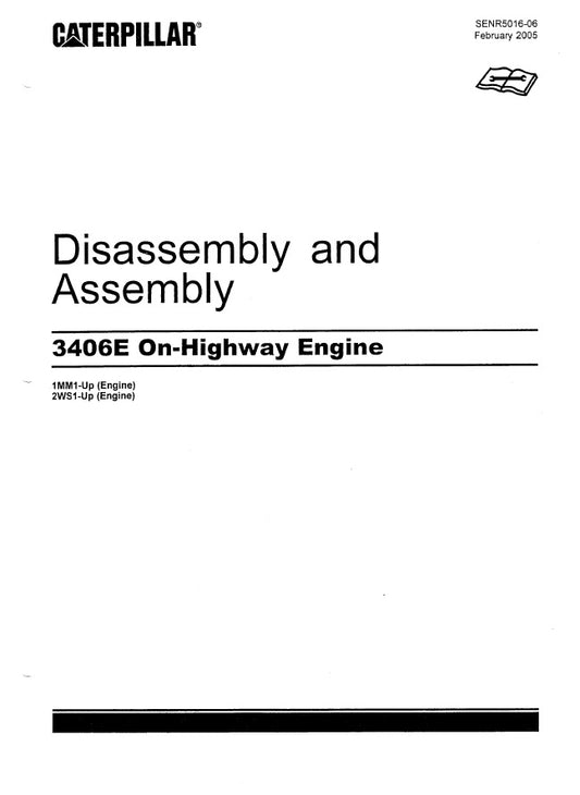 Manual de Servicios Caterpillar 3406E